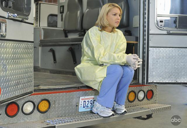 Katherine has a moment to think on Grey's Anatomy