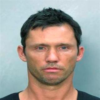 Jeffrey Donovan's mug shot, courtesy of Miami Police