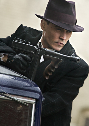 johnny depp public enemies hairstyle. Johnny Depp as John Dillinger