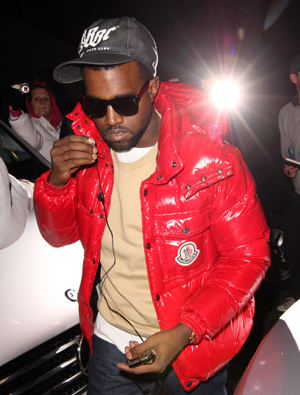 Kanye in England prior to his arrest
