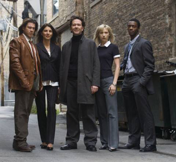 The cast of Leverage is ready for their TNT close-up