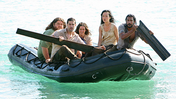 During Season Four, the cast gets found