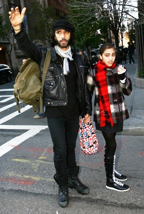 Madonna's ex, Carlos Leon and their daughter Lourdes