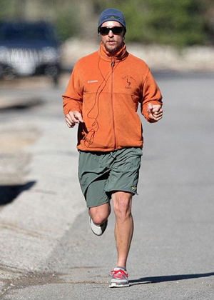 rod blagojevich jogging. seen jogging in actual,