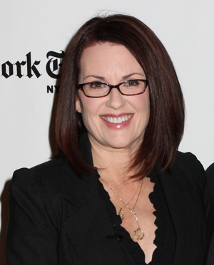 Megan Mullally has many reasons to smile