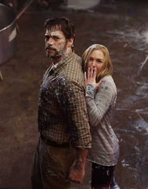 Harry and Renee get in a little mess in New in Town