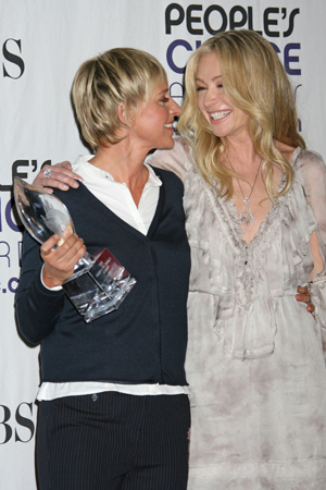 Portia and Ellen winning awards