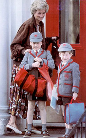 Princess Diana and her boys