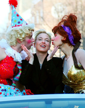 Renee Zellweger hams it up in Harvard