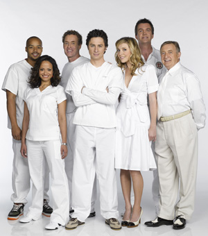 The Scrubs cast scrubs in for