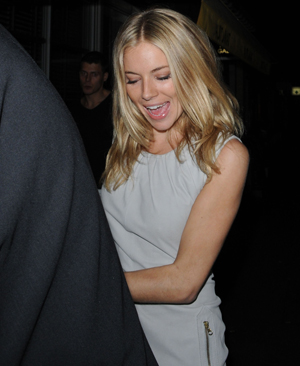 Sienna out Saturday night where she left with Josh Hartnett