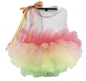 Sweet sorbet dog tutu dress