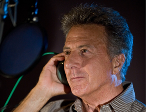Dustin Hoffman at work on The Tale of Despereaux