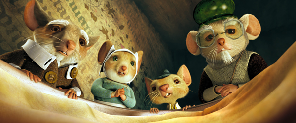 The family awaits in The Tale of Despereaux