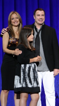 Travolta family at D23