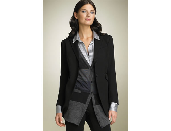 working mom wearing blazer