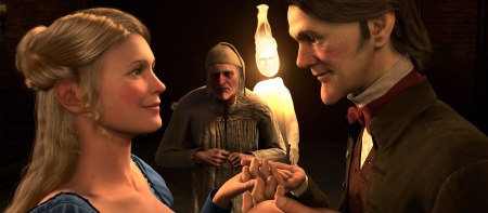 Jim Carrey sees himself as a younger man in A Christmas Carol