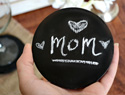 A handmade craft for Mother’s Day:  DIY chalkboard coasters