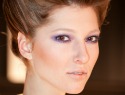 Victorian-inspired hair and makeup