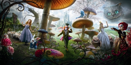 Johnny Depp anchors the cast of Tim Burton's Alice in Wonderland