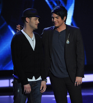 It was close for Mr. Lambert on American Idol