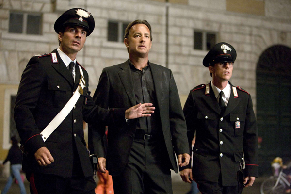 Victor Alfieri is protecting Tom Hanks in Angels and Demons