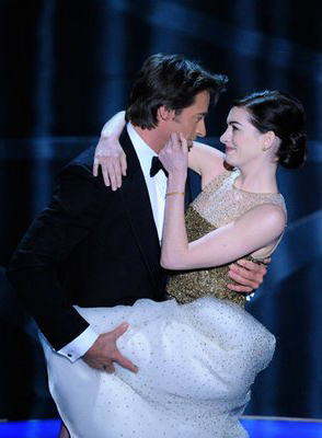 Anne and Hugh share a moment