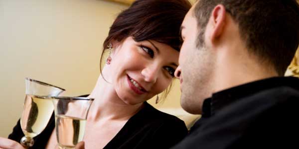 Couple with Wine