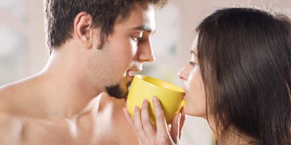 Couple Sharing Soup