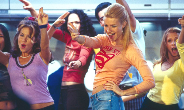 Applegate and Paltrow do a little dance in View from the Top