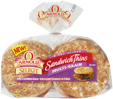 Arnold Select Whole Wheat Sandwich Thins