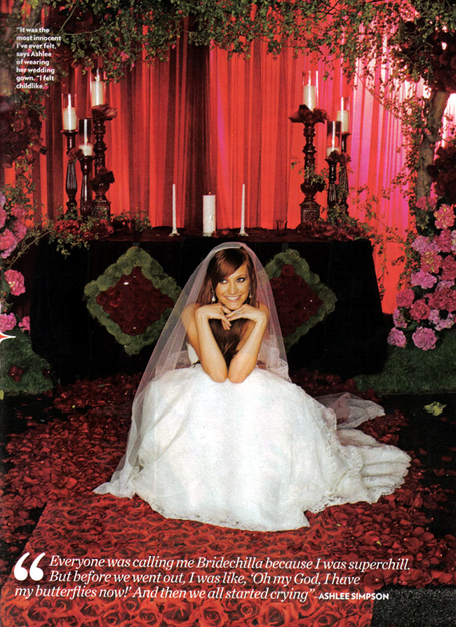 wedding of Ashlee Simpson and Pete Wentz 