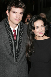 Ashton Kutcher and Demi Moore