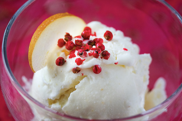 Asian Pear Frozen Yogurt