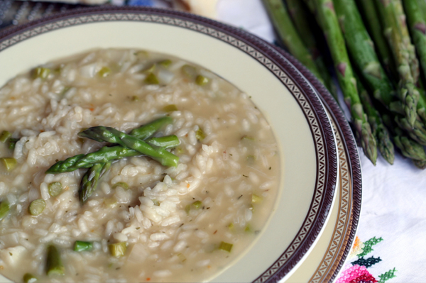 Pressure Cooker Asparagus Risotto