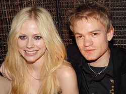 Avril and Deryck in happier days