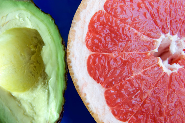 Avocado and Grapefruit