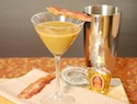 Bacon, coffee & maple whiskey martini