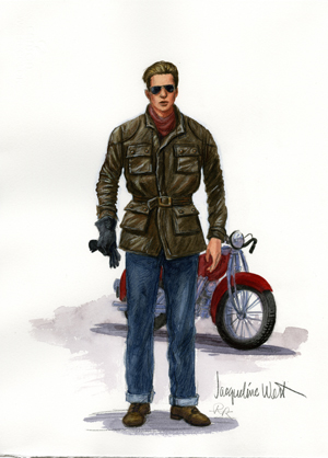 Brad Pitt as seen by Jacqueline West