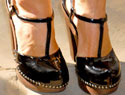 Shoe trends: Black patent leather