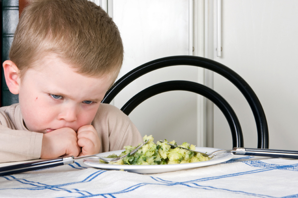 Boy Refusing to Eat