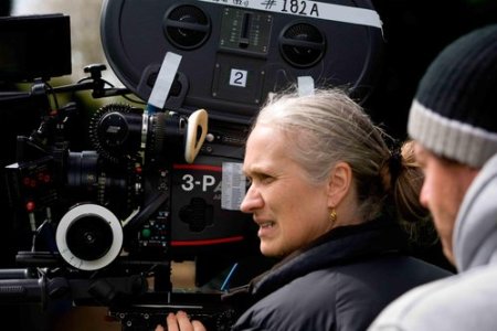 Jane Campion at work on Bright Star
