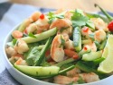 Burmese shrimp and cucumber salad