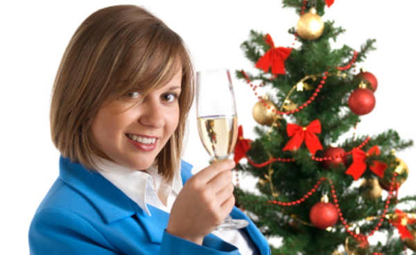 Business woman - Christmas