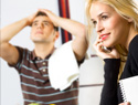 Highly ambitious women married to less-ambitious men