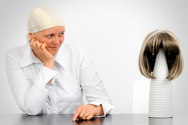 Cancer Patient with Wig
