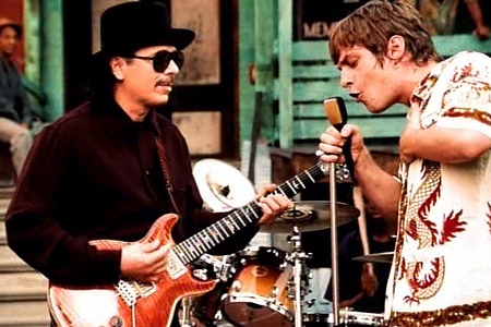 Carlos Santana and Rob Thomas in the Smooth video