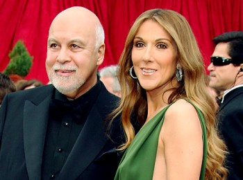 Celine Dion and husband Rene at the Academy Awards