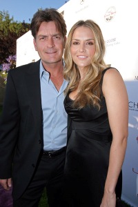 Charlie Sheen and Brooke Mueller
