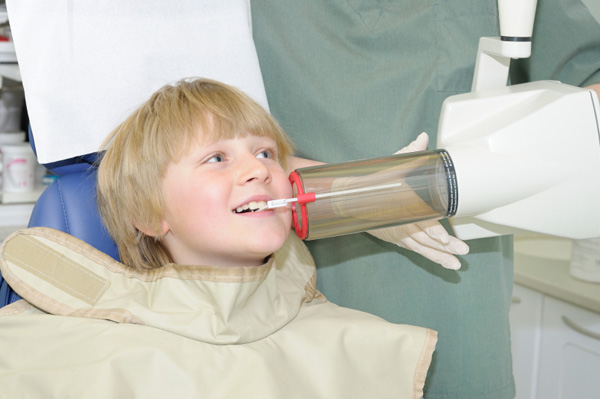 Child getting X-Ray